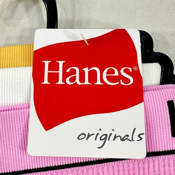 Lot Of 3 Hanes Women's Sz Large Panty Briefs Original Ribbed Assorted Colors New - Picture 4 of 9